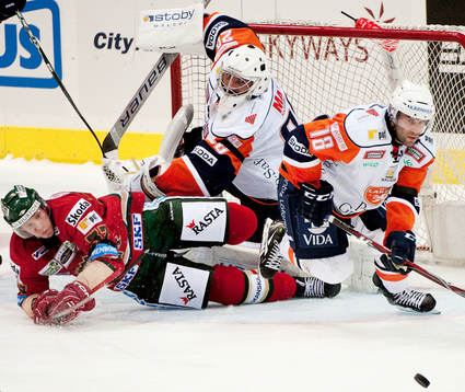 Mika Pyörälä, Frölunda, Per Hållberg, Martin Gerber,