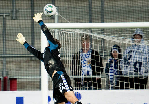 Kalmar har skott i ribban, Erik Dahlin, målvakt, Göteborg