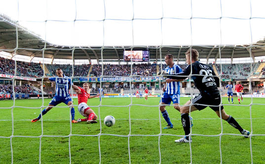 Erik Israelsson, Kalmar, gör 0-1
