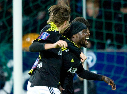 0-2 Martin Mutumba, AIK, jubel