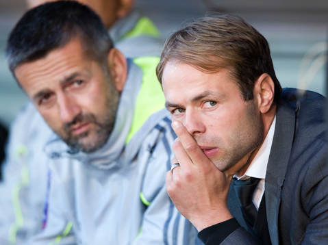 Nebojsa Novakovic och Andreas Alm, tränare