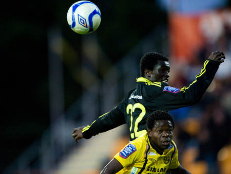Patrick Osiako, Mjällby och Kwame Karikari, AIK