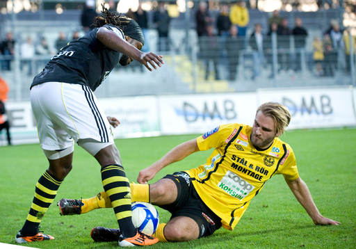 Martin Mutumba, AIK och Jesper Westerberg, Mjällby