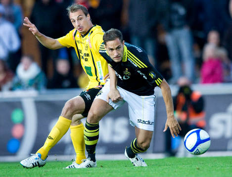 Pär Eriksson, Mjällby och Niklas Backman, AIK