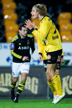 Tobias Grahn, Mjällby, vansinnig för att han fick