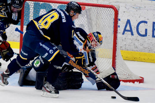 Jesper Fasth, Hv71, Gustaf Wesslau, målvakt, Djurgården