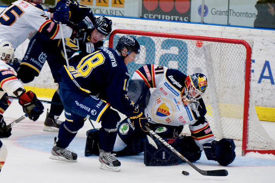 Jesper Fasth, Hv71, Gustaf Wesslau, målvakt, Djurgården