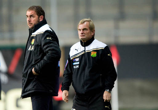 Alexander Axén och Kjell Pettersson, tränare