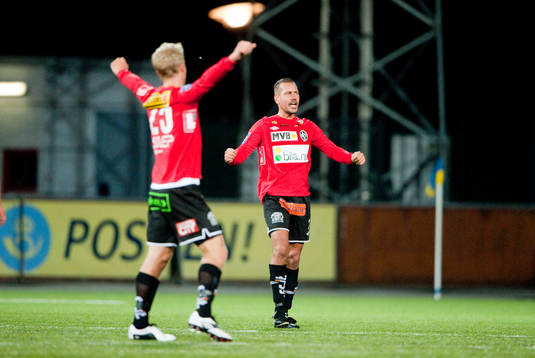 Landskronas Marcus Lantz jubel på slutsignal