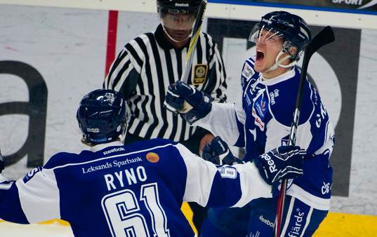 Johan Ryno, Gabriel Karlsson, Leksand jubel