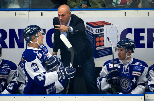 Jacob Blomqvist,  Christer Olsson, tränare