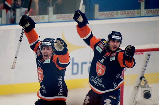 Mike Iggulden, Växjö, jubel, 1-1