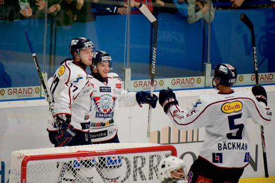 Carl Söderberg, Pär Arlbrandt, Linköping,  jubel