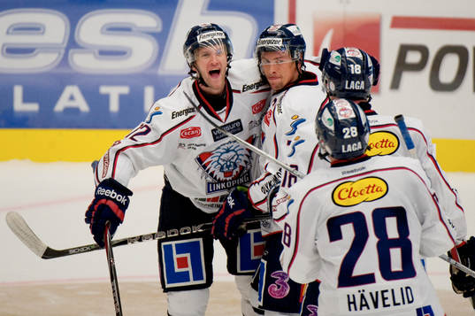 Sebastian Karlsson, Pontus Petterström, Linköping, jubel