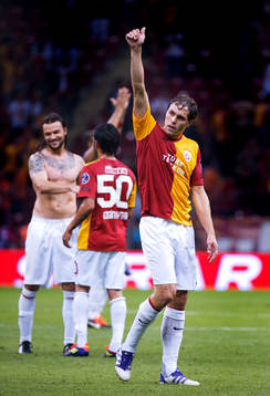 Johan Elmander, Galatasaray, tackar publiken