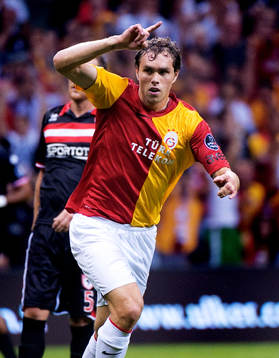 Johan Elmander, Galatasaray, jubel