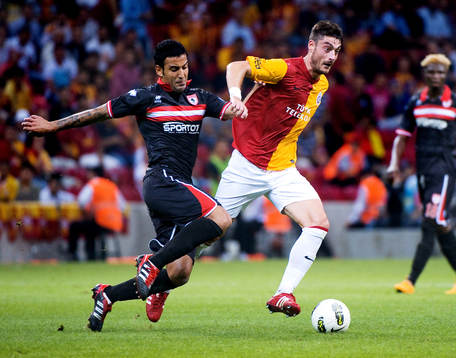 Selim Teber, Samsunspor, Alpert Riera Ortega, Galatasaray
