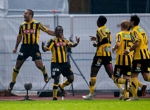 Abdul Majeed Waris, Häcken, jubel