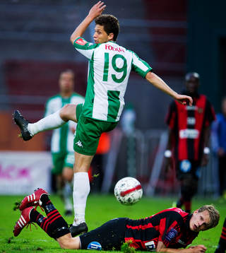 Paulinho Guará, Hammarby, och Joakim Lindner,