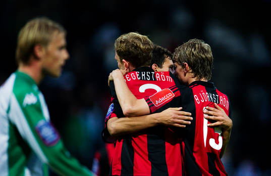 Pontus Segerström, Mauricio Albornoz och Tim Björkström,