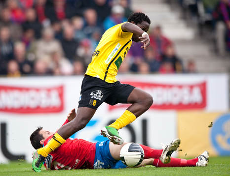 Patrick Osiako, Mjällby mot Ardian Gashi, Helsingborg