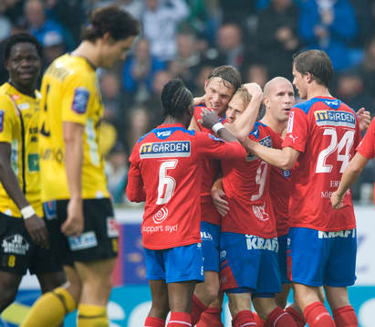 3-0, Erik Sundin, Helsingborg. Jubel, depp