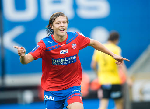 2-0, Simon Thern, Helsingborg, jubel. glädje