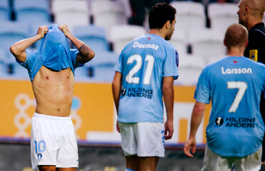 Jiloan Hamad, Malmö FF gör mål men domaren har blåst av