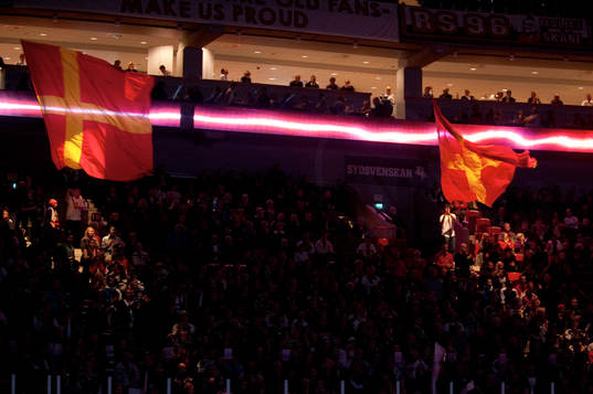 Malmö, klack, läktare, tifo