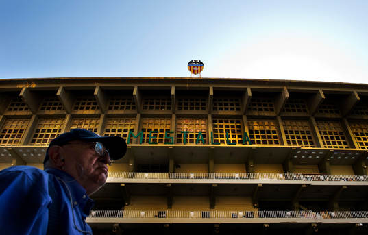 Mestalla Stadion sedd utifrån