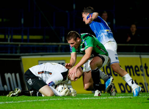 Kristian Haynes, Trelleborg och Calum Angus och Henri