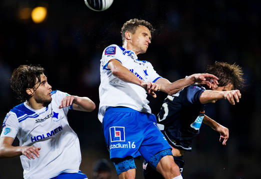 Astrit Ajdarevic och Shpetim Hasani, Norrköping, i en