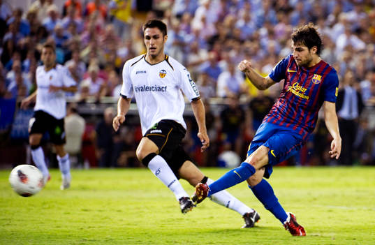 Cesc Fàbregas, Barcelona räddar 2-2