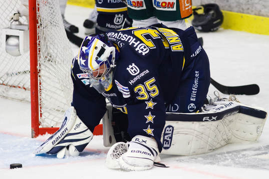 Andreas Andersson, målvakt, HV71 var tagen