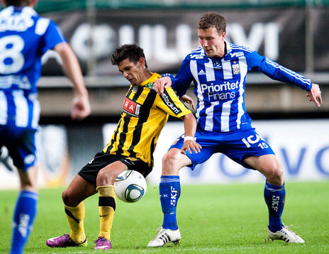 Andres Vasquez,  Häcken, Jakob Johansson, IFK Göteborg
