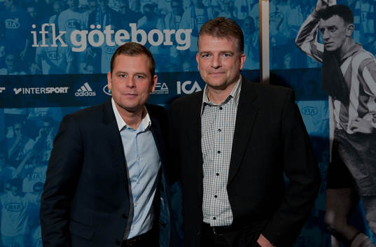 Mikael Stahre, ny tränare och Magnus Edlund, ny