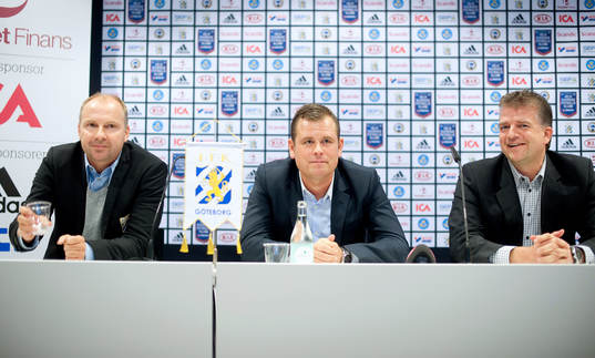 Håkan Mild, sportchef, Mikael Stahre, ny tränare och