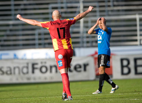Erkan Saglik, Syrianska, jubel, Marcus Olsson, Halmstad,