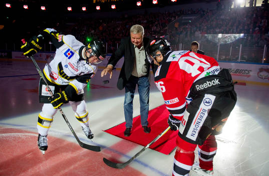 Percy Nilsson gjorde ett nedsläpp innan matchen