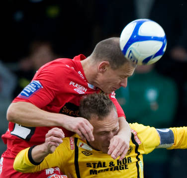 Andreas Augustsson, Elfsborg, och Marcus Ekenberg, Mjällby