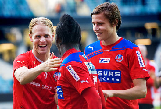 Erik Sundin, Simon Thern, Helsingborg, jubel