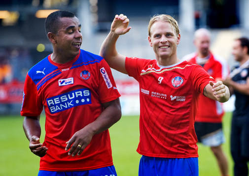 Álvaro Santos, Helsingborg, Erik Sundin, Helsingborg, jubel