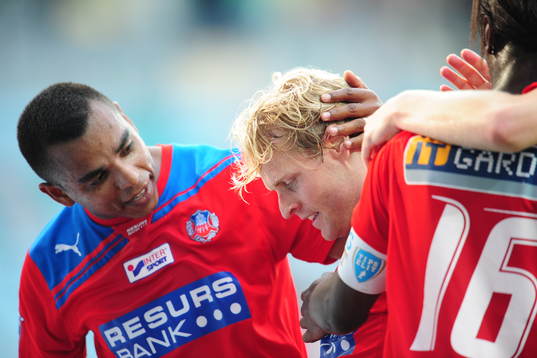 Alvaro Santos och Erik Sundin, Helsingborg (Jubel)