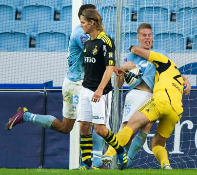 1-1, Mathias Ranegie, Malmö, jubel och Ivan Turina,