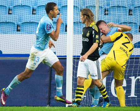 1-1, Mathias Ranegie, Malmö, jubel och Ivan Turina,