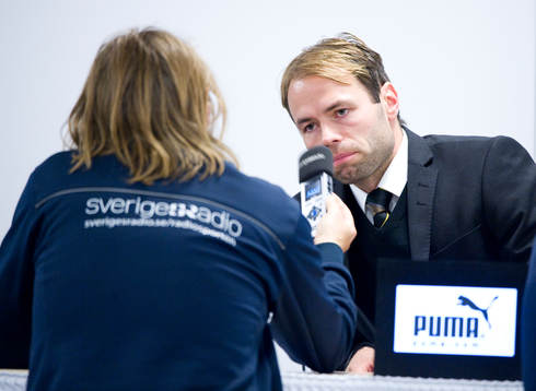 Presskonferens, Andreas Alm, tränare