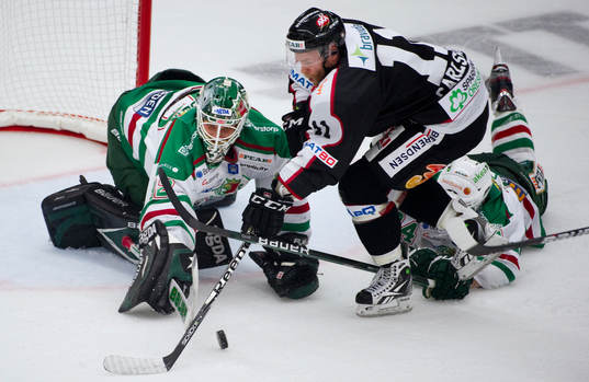 Jonas Fransson, målvakt, Rögle, Robert Carlsson, Malmö