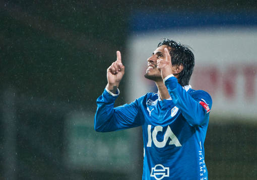 Antonio Rojas, jubel, tackar högre makter, Halmstad