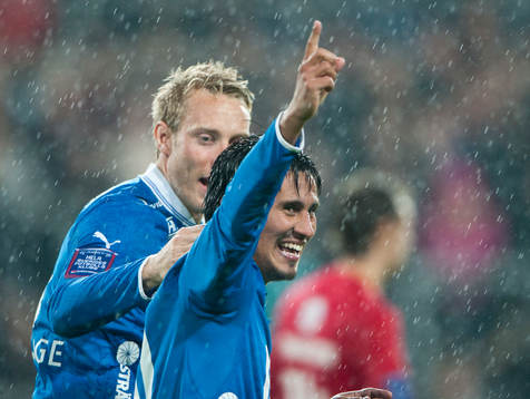 Antonio Rojas, jubel,  Halmstad