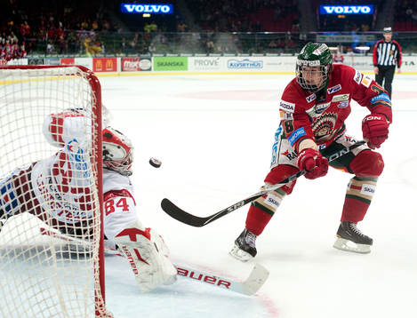 Sebastian Collberg, Frölunda, missar en straff, Joakim